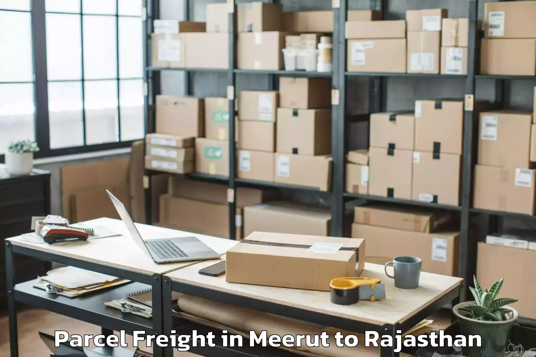 Comprehensive Meerut to Padampur Sri Ganganagar Parcel Freight